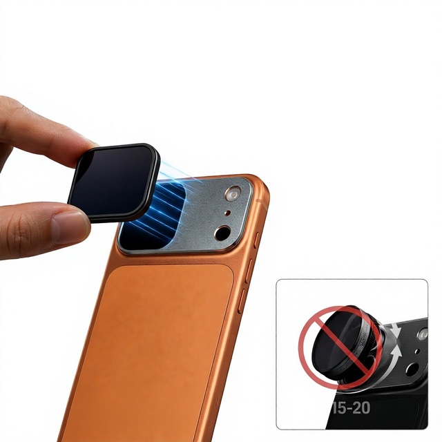 Factory Price Professional Magnetic Filter Full Coverage AR AF Tempered Glass Camera Lens Protector 9H Hardness Zero Vignetting