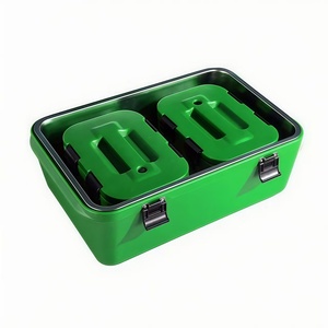 Lot de 4 chauffe-plats rectangulaires en acier inoxydable de 10L, 20L, 30L, 40L, grande capacité, pour garder les aliments au chaud ou au froid, pour <span class=keywords><strong>la</strong></span> collecte de fonds caritatifs - Product Image 4