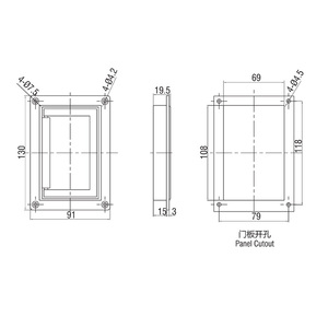 Lõm sắt cửa tủ xử lý hợp kim kẽm nâng lõm cửa xử lý với hộp carton đóng gói sản phẩm phần cứng - Product Image 5