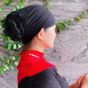 Foulard Etnico Turco <span class=keywords><strong>Sufi</strong></span> Regolabile per Donne Musulmane - Tinta Unita, Coulisse Elastica, Ecologico, Traspirante, Taglia Unica - Product Image 1