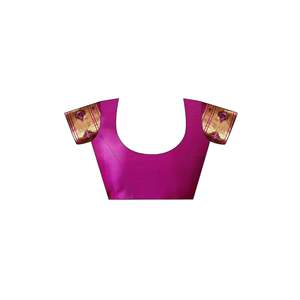 Sari Paithani de Seda Tejida Verde Azulado, Estilo Tradicional Indio y Pakistaní para Niñas, para Bodas, Fiestas y Vestimenta Étnica - Product Image 5