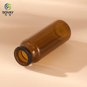 Alta qualità 3ml 5ml 10ml 20ml 30ml ambra trasparente per ampolla medica materiale da imballaggio fiala di vetro marrone con tappo in gomma - Product Image 5