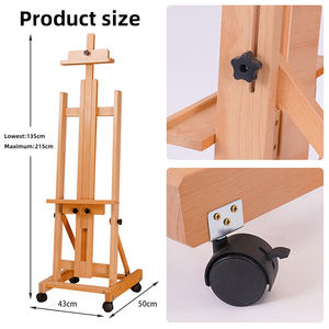 Panwenbo <span class=keywords><strong>chevalet</strong></span> de <span class=keywords><strong>peintre</strong></span> sur pied en <span class=keywords><strong>bois</strong></span> de hêtre grand <span class=keywords><strong>chevalet</strong></span> de peinture à l'huile présentoir d'artiste <span class=keywords><strong>chevalet</strong></span> réglable en <span class=keywords><strong>bois</strong></span> - Product Image 2