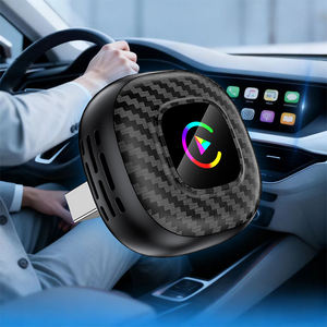 Adaptateur sans fil 2-en-1 CarPlay et Android Auto à faible consommation d'énergie noir pour mise à niveau de l'infodivertissement d'usine - Product Image 1