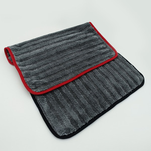 Toalla de lavado de autos de felpa de coral, extra gruesa, con forma de renacuajo, paño absorbente para limpieza de vehículos - Product Image 2