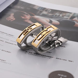 <strong>Mesh</strong> Titanium Steel <strong>Bracelet</strong> Personality Scorpion / Cross Hollow Out <strong>Bracelet</strong> - Product Image 1