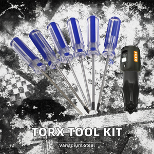 Tournevis Torx T8 T9 T10 de 3 mm en gros, outils de démontage DIY à triple aile, à fente et cruciformes pour manette Xbox 360, etc. (plastique) - Product Image 2
