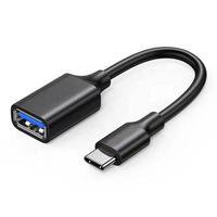 Cable OTG Tipo C Macho a USB 3.0 Hembra de 5 Gbps Compatible con iPhone 17 Pro, MacBook, iPad Mini Pro, Samsung Galaxy, Google Pixel