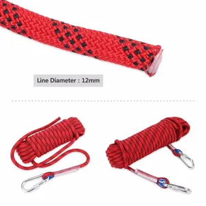 Corde d'escalade de sécurité personnalisée de haute qualité pour l'extérieur, 10mm, 12mm, 14mm, 16mm