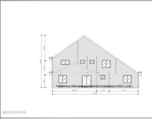 Villa de luxe traditionnelle, imperméable, écologique, grande taille, en bois, 4 chambres, préfabriquée, en bois massif, atelier, entrepôt en bois - Product Image 4