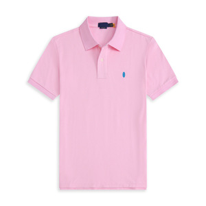 <span class=keywords><strong>Polo</strong></span> pour homme 100% coton, T-shirt à manches courtes avec col rabattu et petite broderie - Product Image 5