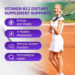 Films Oraux Dissolvants de Vitamine B12 en Gros avec Vitamine B12 pour le Soutien du Métabolisme Énergétique et la Santé Cérébrale, Saveur Framboise - Product Image 4