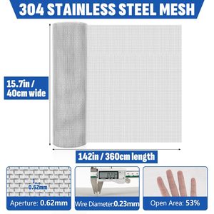 Hiện đại HD rõ ràng dây thép không gỉ lưới côn trùng màn hình Net UV bảo vệ cửa sổ cửa muỗi Net - Product Image 3