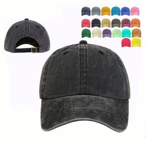 Wholesale Customized Unstructured Dad Hat Solid Color <b>Plain</b> Baseball <b>Caps</b> for Men Embroidery on Washed Cotton - Product Image 1