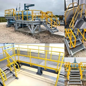 Ngoài trời ống thép mạ kẽm thép không gỉ cầu thang lan can lan can & lan can - Product Image 2