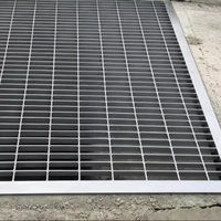 Grille de drainage en acier inoxydable galvanisé à dents pour toiture, couvercle de tranchée, plaque de couverture, vente en gros