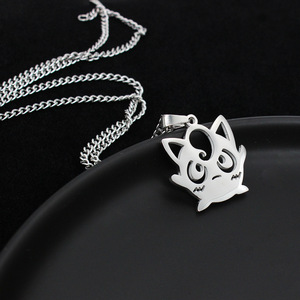 Mix Jiraiya Uchiha Itachi liontin Anime Luffy kalung panjang baja tahan karat Logo kartun mode kalung baja tahan karat pria - Product Image 5