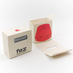 Wholesale Recyclable Folding Coffee Packaging Gift <b>Box</b> Custom UV Logo Full Customized <b>Small</b> Cardboard Packaging <b>Box</b> Embossing - Product Image 1
