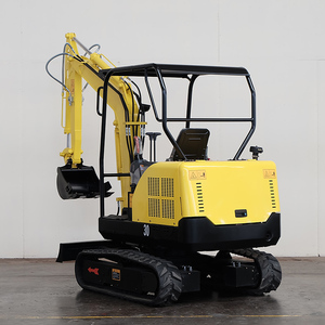 Mini-excavatrice 3 tonnes CE Euro 5 avec moteur Kubota, nouvelle pelle sur chenilles 2 tonnes, mini-excavatrice de jardin avec accessoires - Product Image 5