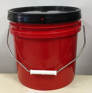 <span class=keywords><strong>Seau</strong></span> de 2 gallons avec couvercle hermétique et poignée, <span class=keywords><strong>seau</strong></span> à peinture étanche, murs épais et uniformes durables de 60 mil pour une résistance à l'empilage - Product Image 1