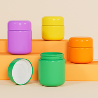 Pot de rangement en plastique classique anti-odeur pour herbes et épices, à l'épreuve des enfants, coloré, en promotion