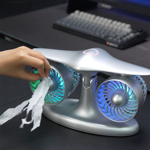 교수형 목 휴대용 팬 충전식 배터리/USB 전원 기계식 제어 조정 가능한 높이 저소음 야외용 스페인어 - Product Image 3