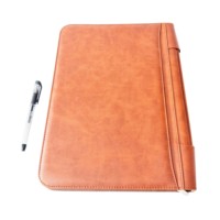 Porte-documents en cuir vintage personnalisé, cadeau de remise de diplôme, classeur à 3 anneaux, bloc-notes personnalisé, presse-papiers, organisateur de documents A4 de bureau