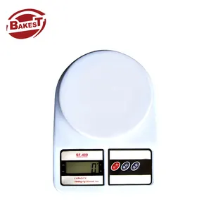 Bakest เครื่องชั่งดิจิตอล Sf400สีขาว5กก.,เครื่องมือห้องครัวเครื่องชั่งดิจิตอลอิเล็กทรอนิกส์ตาชั่งอาหารในครัว - Product Image 1