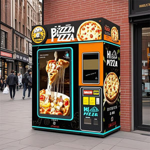 آلة بيع بيتزا ذكية أوتوماتيكية بالكامل تجارية جديدة مع فرن SDK دفع متعدد ودعم لغة عالمي - Product Image 1