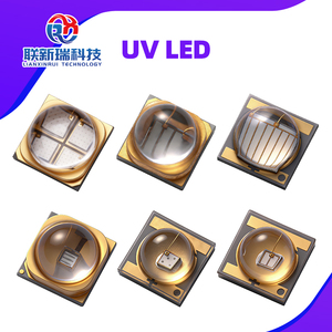 Luz LED UV de Alta Potencia 3W <span class=keywords><strong>5W</strong></span> 10W con Lente de Cuarzo, Chip 3535 6565 6868 SMD 365nm 385nm 395nm 405nm 415nm para Curado e Impresión - Product Image 5