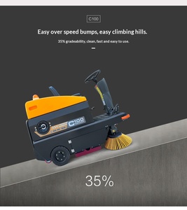 Robot de Limpieza de Calles, Máquina de Limpieza a Vapor con Motor Diésel, Cargador Compacto, Peso 300 kg, 1 Año de Garantía - Product Image 2