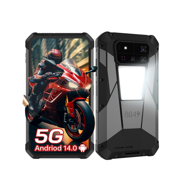 Unihertz 8849 Tank 4 Pro 5G Rugged Projector Smartphone 6.73inch 16+512GB Android 14 11600mAh Battery 3-proof Smartphone