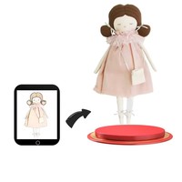 Poupée en peluche personnalisée, douce, DIY, princesse, animal, personnage humain, jouet en peluche pour filles, poupées DIY personnalisées