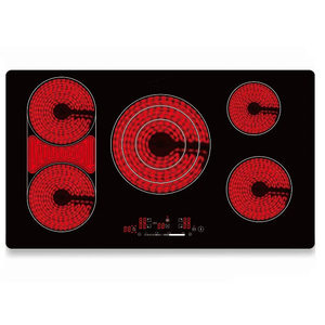 Electrodoméstico <span class=keywords><strong>de</strong></span> <span class=keywords><strong>Cocina</strong></span> <span class=keywords><strong>Vitro</strong></span>, Placa Caliente Eléctrica <span class=keywords><strong>de</strong></span> Cerámica, con 5 Quemadores, <span class=keywords><strong>de</strong></span> Infrarrojos - Product Image 5