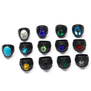 حلقات مقاومة للماء من الفولاذ المقاوم للصدأ hiphoop للرجال - Product Image 6