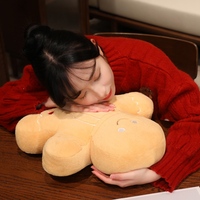 Jouets en peluche super doux personnalisés avec rembourrage en coton PP, brodés, anti-stress, oreillers pour anniversaire et Noël