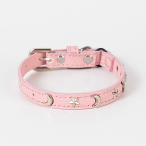 <span class=keywords><strong>Collar</strong></span> de perro de cuero hecho a mano con estilo de nuevo diseñador decorado con <span class=keywords><strong>1</strong></span> Fila de collares para mascotas de alta calidad cosidos por completo de estrella de níquel - Product Image 6