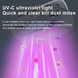 Aspirateur anti-acariens pour bébé sans fil UV Cleaner Mite Handheld Mattress Bed Dust Remover Cleaning Sofa Detachable Filter - Product Image 5