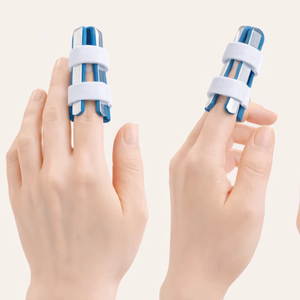 Medische aluminium schuim vingerbrace, universele maat, voor hamervinger, gebroken vinger en gewrichtsstabilisatie - Product Image 1