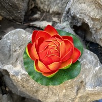 Fleurs de lotus artificielles flottantes, plantes de nénuphar DIY, feuilles de lotus pour mariage, décorations flottantes pour piscine et aquarium