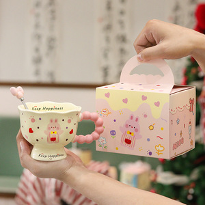 Tazas creativas <span class=keywords><strong>para</strong></span> cachorros, taza <span class=keywords><strong>de</strong></span> café <span class=keywords><strong>de</strong></span> desayuno <span class=keywords><strong>de</strong></span> cerámica, valor <span class=keywords><strong>de</strong></span> alta belleza, pareja <span class=keywords><strong>de</strong></span> dibujos animados, taza <span class=keywords><strong>de</strong></span> acompañamiento <span class=keywords><strong>para</strong></span> regalo <span class=keywords><strong>de</strong></span> <span class=keywords><strong>cumpleaños</strong></span> <span class=keywords><strong>de</strong></span> niña - Product Image 4