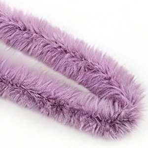 Bordure en fausse fourrure de renard de luxe à poils longs en fibre de polyester pour col de manteau et décoration de bord de sac à main pour <span class=keywords><strong>femme</strong></span> - Product Image 5