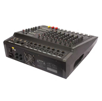 Console de Mixage Audio Numérique DJ Professionnelle 8 Canaux avec Amplificateur USB 16 DSP pour Spectacles Scéniques, Vidéo et Éclairage