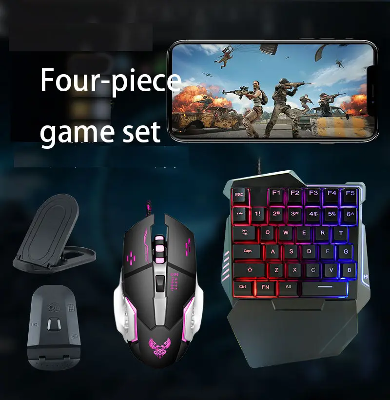 Oem Mouse Gamer Table Wired Rgb Led Backlight Kit Led Ergonomic Phone Mouse And Keyboard Gaming Combo