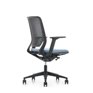 2022最佳人体工程学背部设计办公椅行政电脑转椅高背网格椅，带铝合金底座
