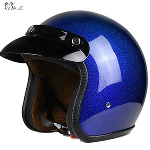 Cascos de motocicleta dorados de media cara para repuestos de motocicleta - Product Image 2