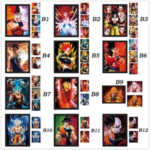 Mới Nhất Thiết Kế Anime DB Lenticular Áp Phích 2 Nhân Vật Thay Đổi Hình Ảnh Manga 3D Lật Áp Phích Trang Trí Tường - Product Image 2