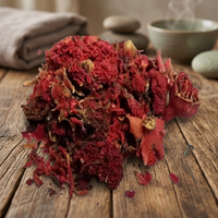 Fleur d'Anar naturelle Punica Granatum, fleur séchée, matière première botanique, qualité parfumée, ingrédient végétal, origine Inde