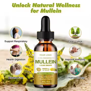 Gotas de Gordolobo para Adultos OEM, Suplemento Herbal Líquido Oral con Extracto Natural de Hoja de Gordolobo, Beneficios Antioxidantes y para la Limpieza Pulmonar - Product Image 2