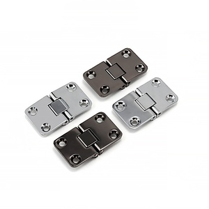 Modern Zinc Alloy Folding <b>Flap</b> <b>Hinge</b> Flat-Opening Dining Table <b>Hinge</b> Soft Closing Silver+Black Face Mount 180 Opening School - Product Image 5